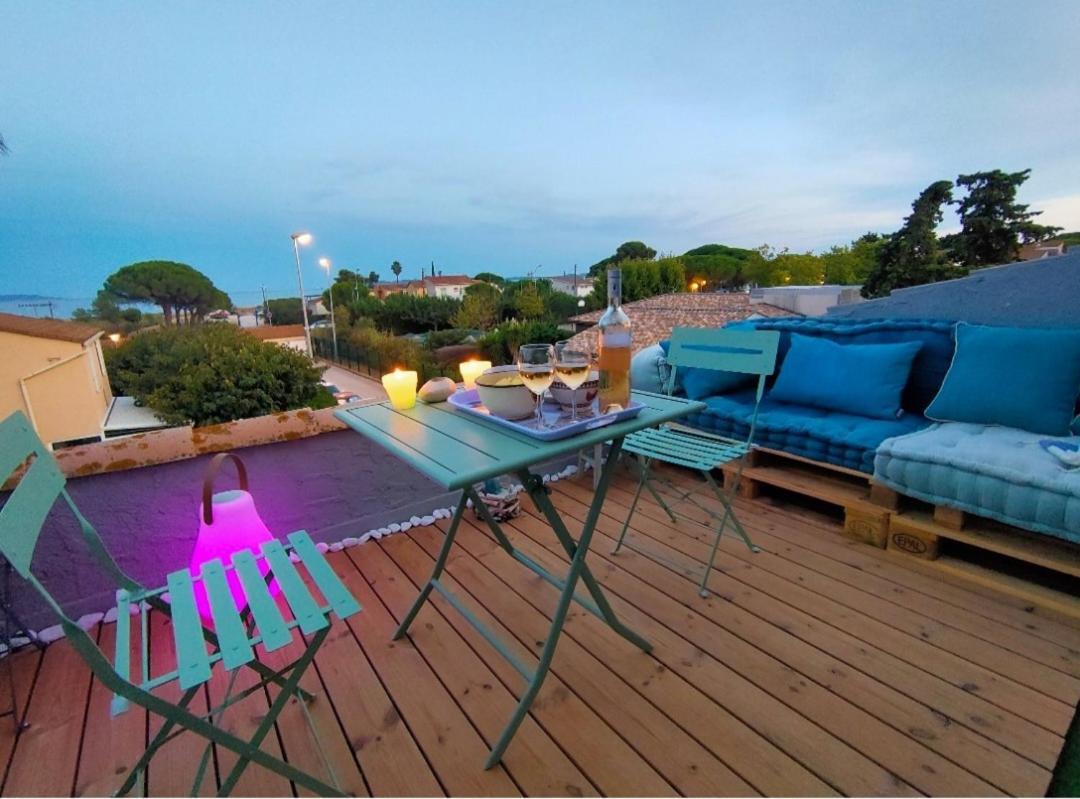 Maison De Vacances A L'Ayguade Classee 3 Etoiles, Climatisee,3Mn A Pied Plage Et Restos ,5Mn Aeroport, 10Mn Gare Hyères Екстериор снимка